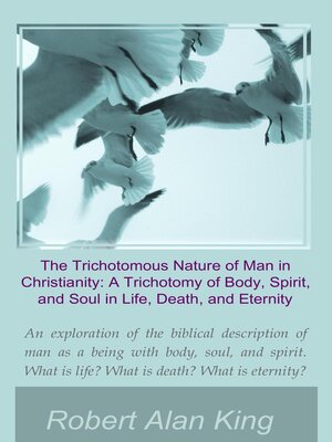 cover image of The Trichotomous Nature of Man in Christianity